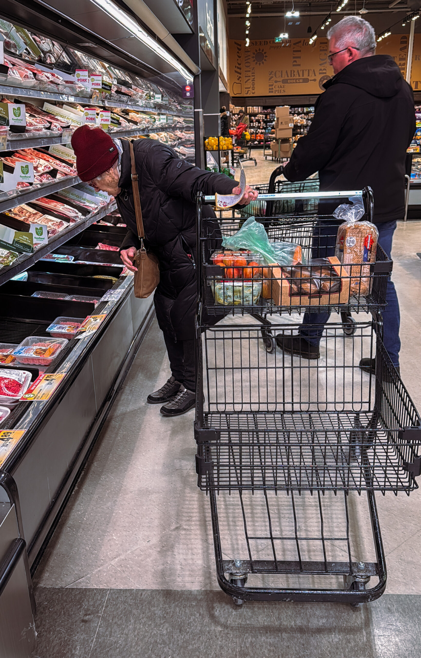 Grandma in the Metro Supermarket at 98 years old